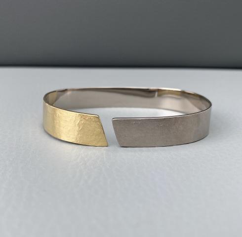 Armreifen Platin Gold
