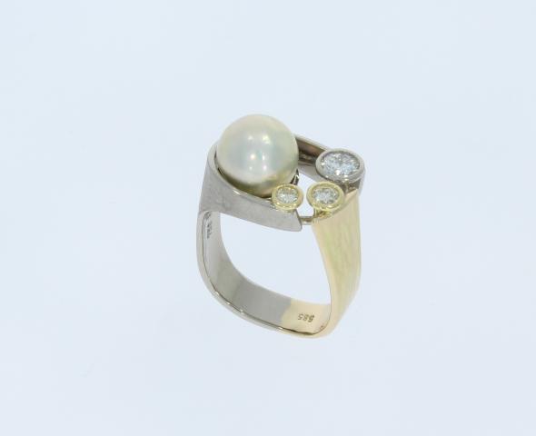 Ring Umarbeitung Perlring