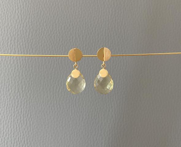 Ohrschmuck Prasiolith